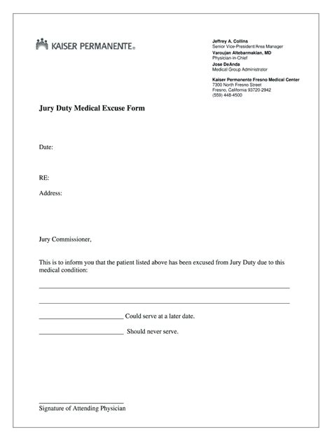 You may need a letter of medical necessity for reimbursements. . Printable blank kaiser doctors note